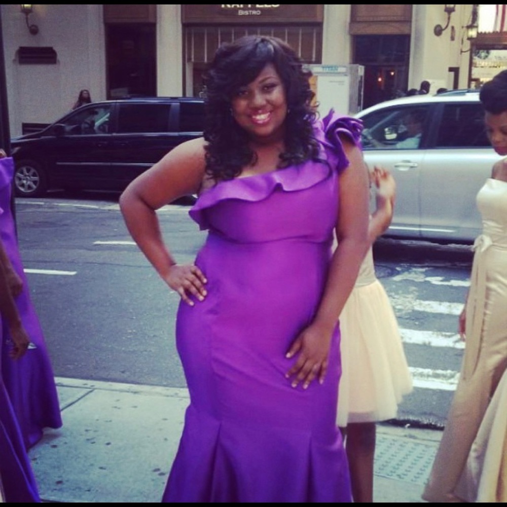 Lazaro Plus Size Elegant Gown